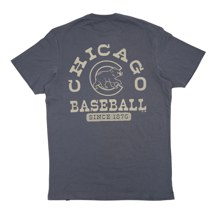 CHICAGO CUBS '47 WALKING BEAR CANYON BASALT TEE