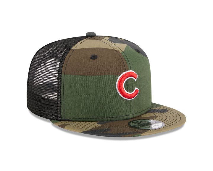 Chicago Cubs New Era C Logo Camo 950 Cap