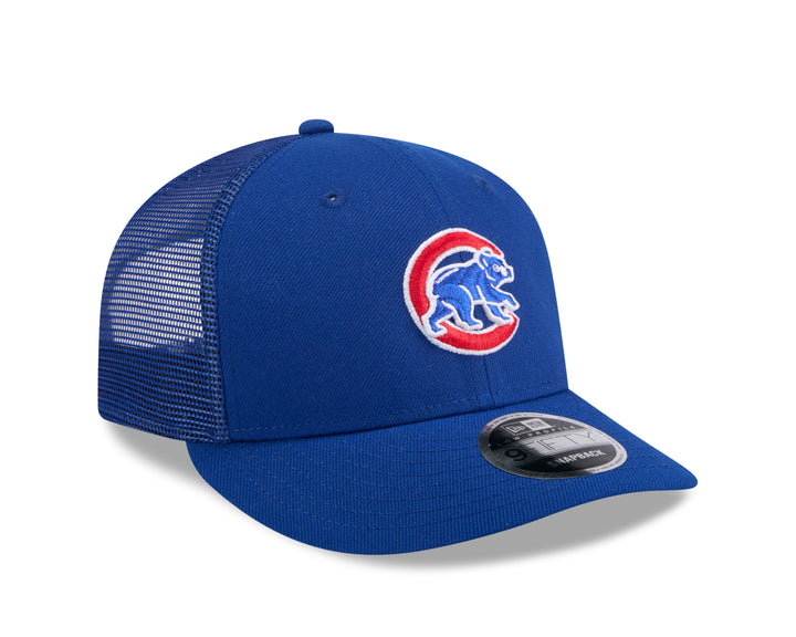 Chicago Cubs New Era Walking Bear Royal Blue Trucker Cap