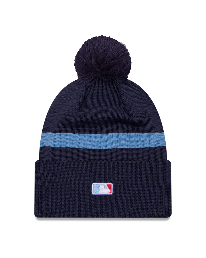 Chicago Cubs New Era City Connect Navy Knit Pom Beanie