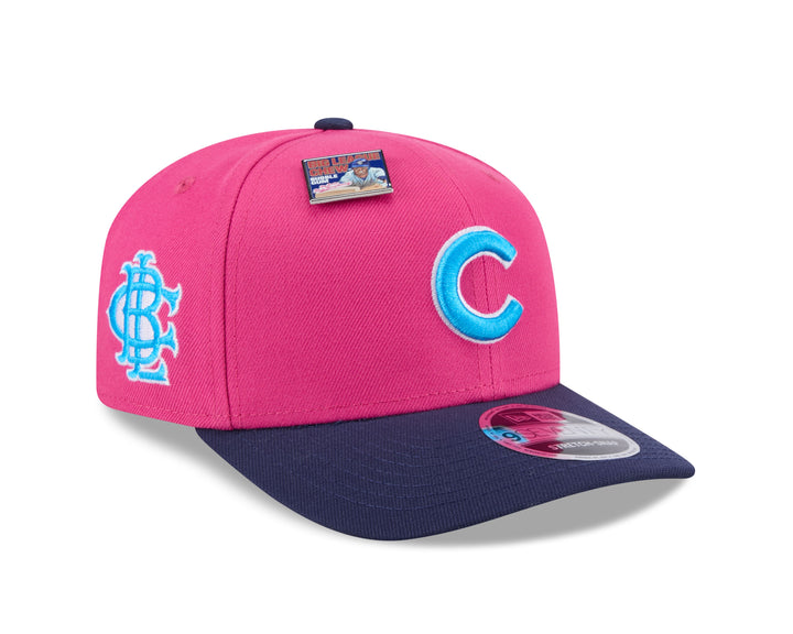 CHICAGO CUBS NEW ERA BIG LEAGUE CHEW BLUE RASPBERRY 9SEVENTY SNAPBACK CAP