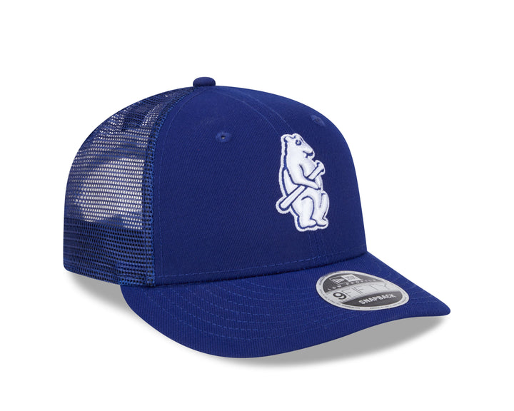 Chicago Cubs New Era 1914 Logo Navy Trucker Cap