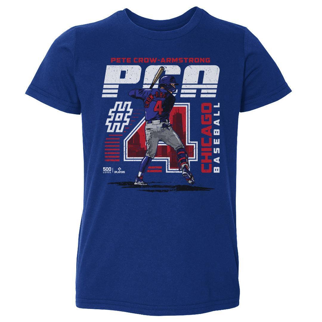 Chicago Cubs Pete Crow-Armstrong Chicago Toddler T-Shirt Kids Toddler T-Shirt 500 LEVEL