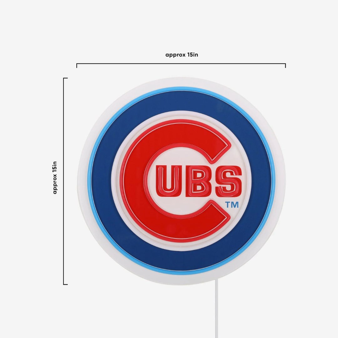 Chicago Cubs LED Neon Sign by Forever Collectibles Signs FOREVER COLLECTIBLES