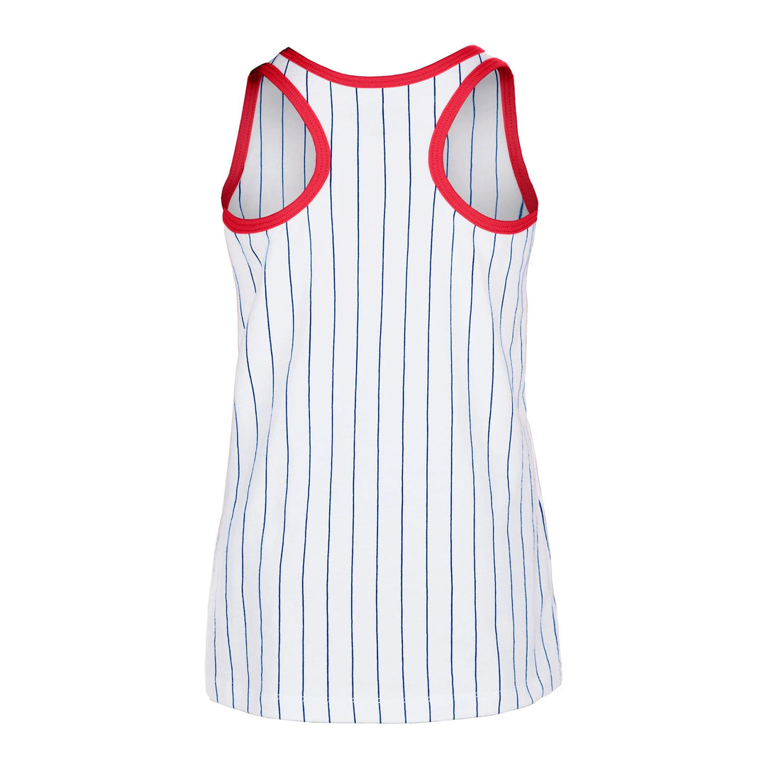 Chicago Cubs New Era Youth Heart Pinstripe Tank Top