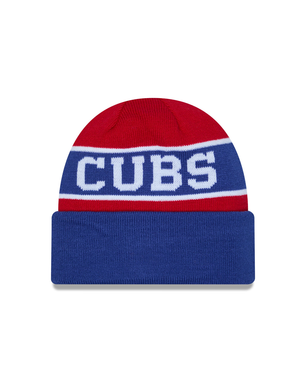Chicago Cubs Youth Logo Reverse Knit Royal Red by New Era Knits NEW ERA CAP COMPANY INC