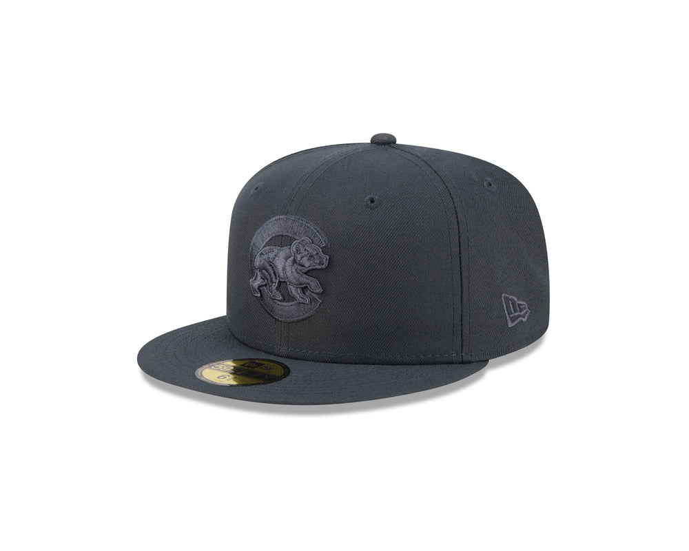 Chicago Cubs Walking Bear Two-Tone Grey 59FIFTY Cap by New Era Caps NEW ERA CAP COMPANY
