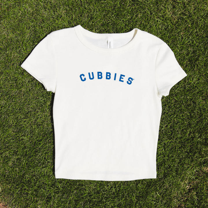 Chicago Cubs x Alice &amp; Wonder Cubbies Baby Tee — Cream
