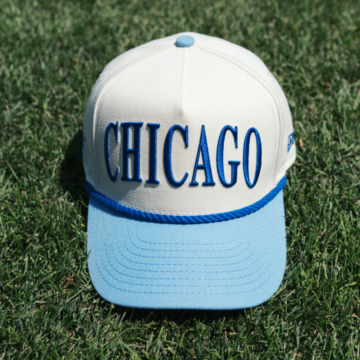 Chicago Cubs x Mini Wonder Two-Tone Rope 940 Cap — Youth, Light Blue