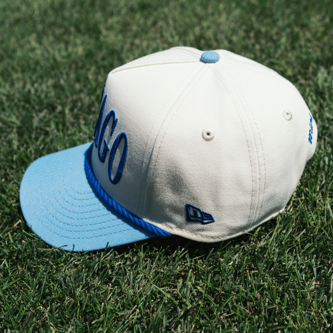 Chicago Cubs x Mini Wonder Two-Tone Rope 940 Cap — Youth, Light Blue