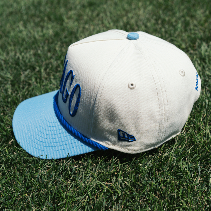 Chicago Cubs x Mini Wonder Two-Tone Rope 940 Cap — Youth, Light Blue