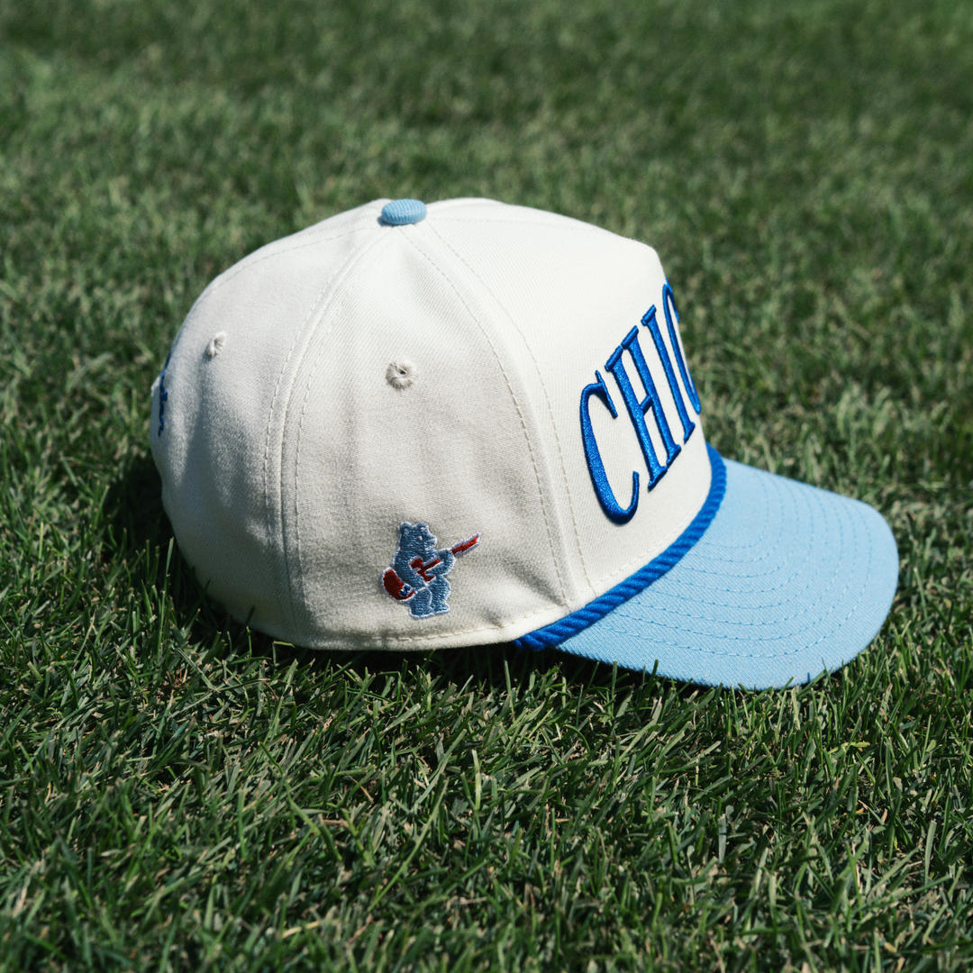 Chicago Cubs x Mini Wonder Two-Tone Rope 940 Cap — Youth, Light Blue