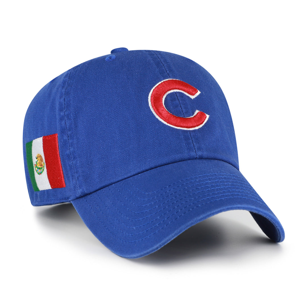 Chicago Cubs Heritage Mexico Flag Adjustable Cap by '47 Brand Caps TWINS ENTERPRISE INC