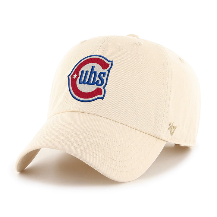 Chicago Cubs Blues Alternate Natural Clean Up Cap by '47 Brand Caps '47 BRAND