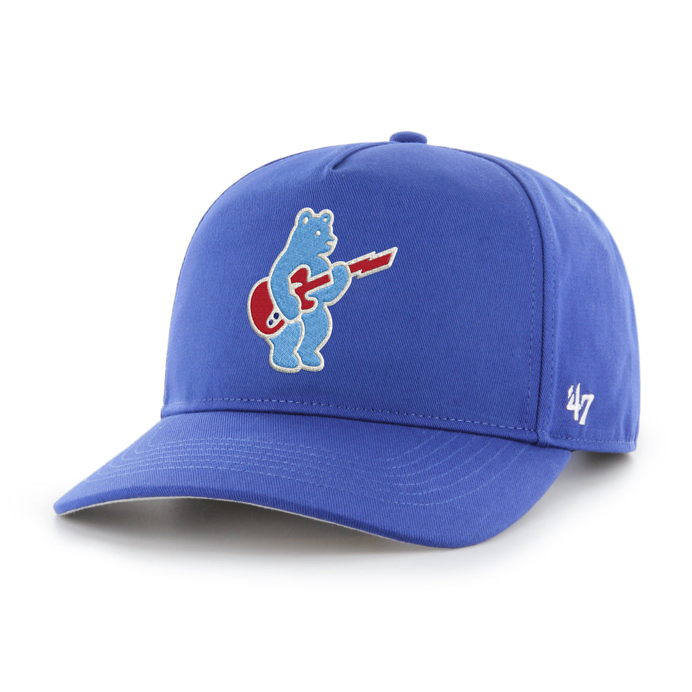 Chicago Cubs Blues Alt Rock Bear Side Logo Royal Hitch Cap by '47 Brand Ivy Shop