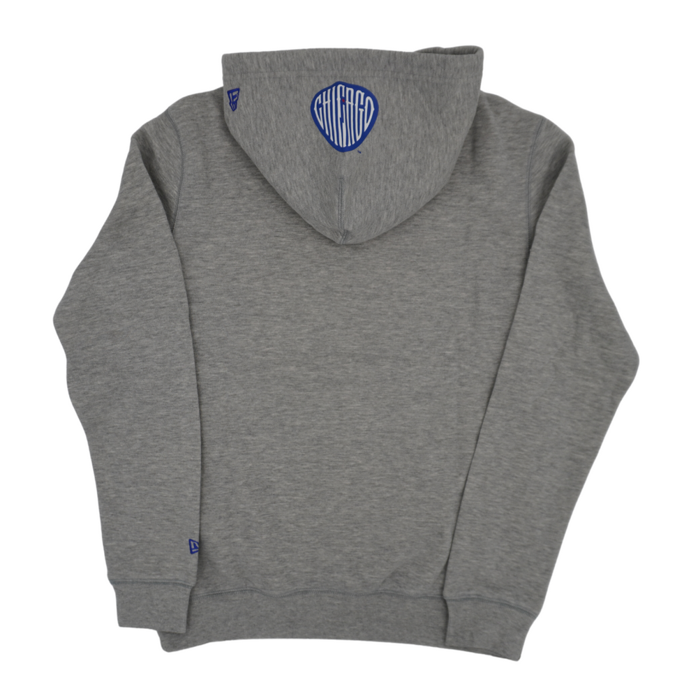 Chicago Cubs Blues Alternate Unisex Gray Hoodie by New Era Sweatshirts & Hoodies NEW ERA CAP COMPANY INC