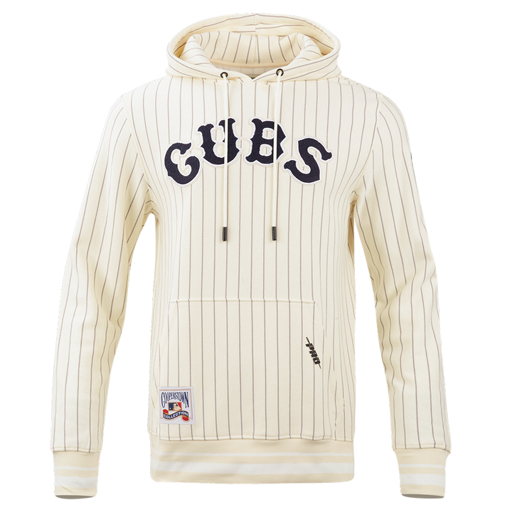 CHICAGO CUBS PRO STANDARD MEN'S RETRO PINSTRIPE HOODIE