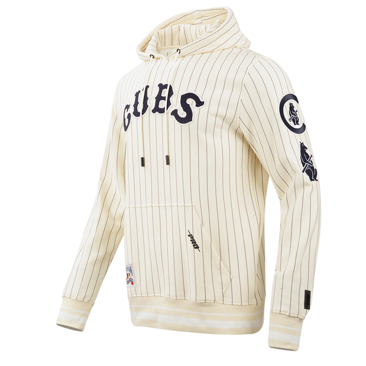 CHICAGO CUBS PRO STANDARD MEN'S RETRO PINSTRIPE HOODIE