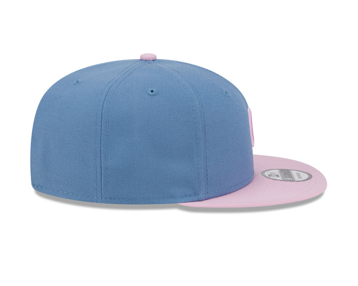 CHICAGO CUBS NEW ERA YOUTH TEAL AND PINK SNAPBACK CAP