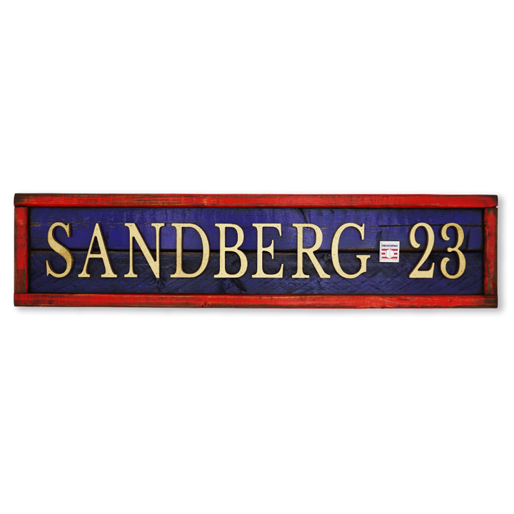 CHICAGO CUBS RYNE SANDBERG 25 INCH HANDMADE WOODEN SIGN