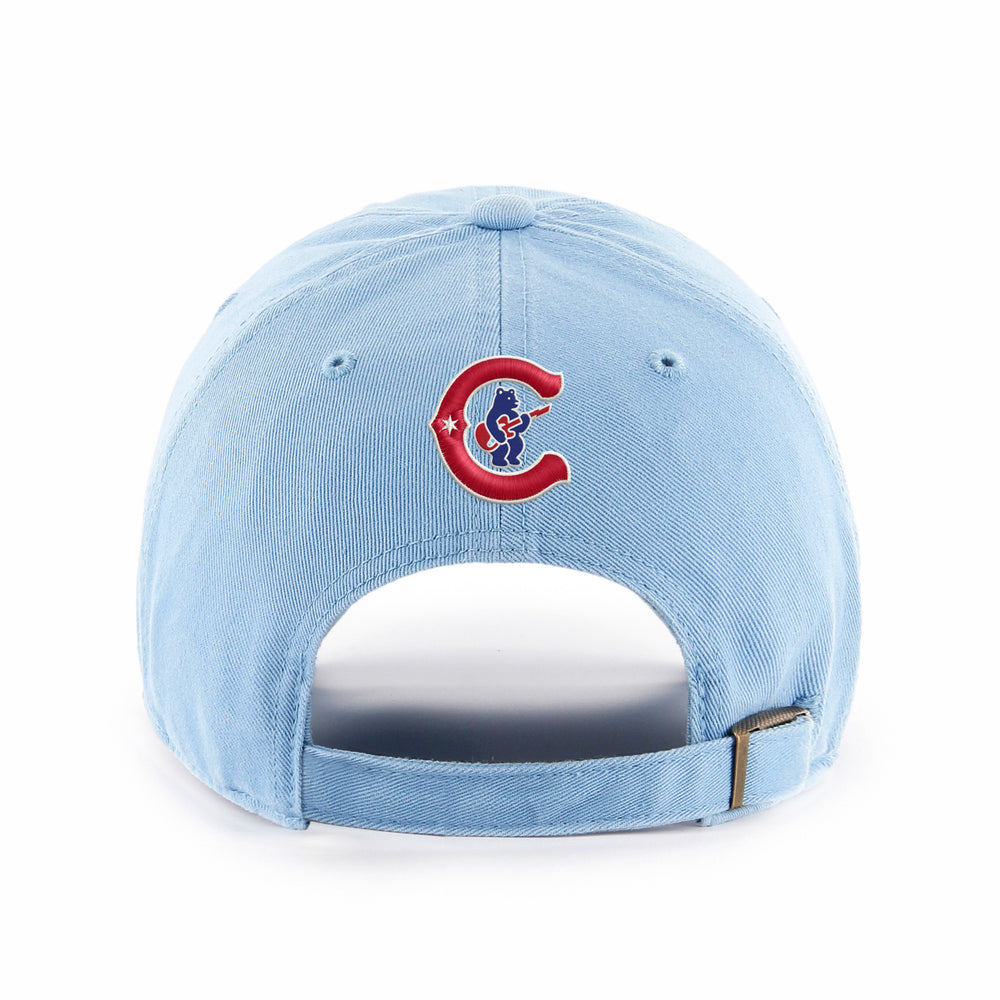 Chicago Cubs Blues Alt Script Back Light Blue Hit Clean Up Cap by '47 Brand '47 BRAND