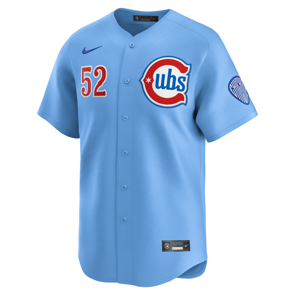 Chicago Cubs Pete Crow-Armstrong Blues Alternate Limited Baby Blue Jersey by Nike Jerseys NIKE