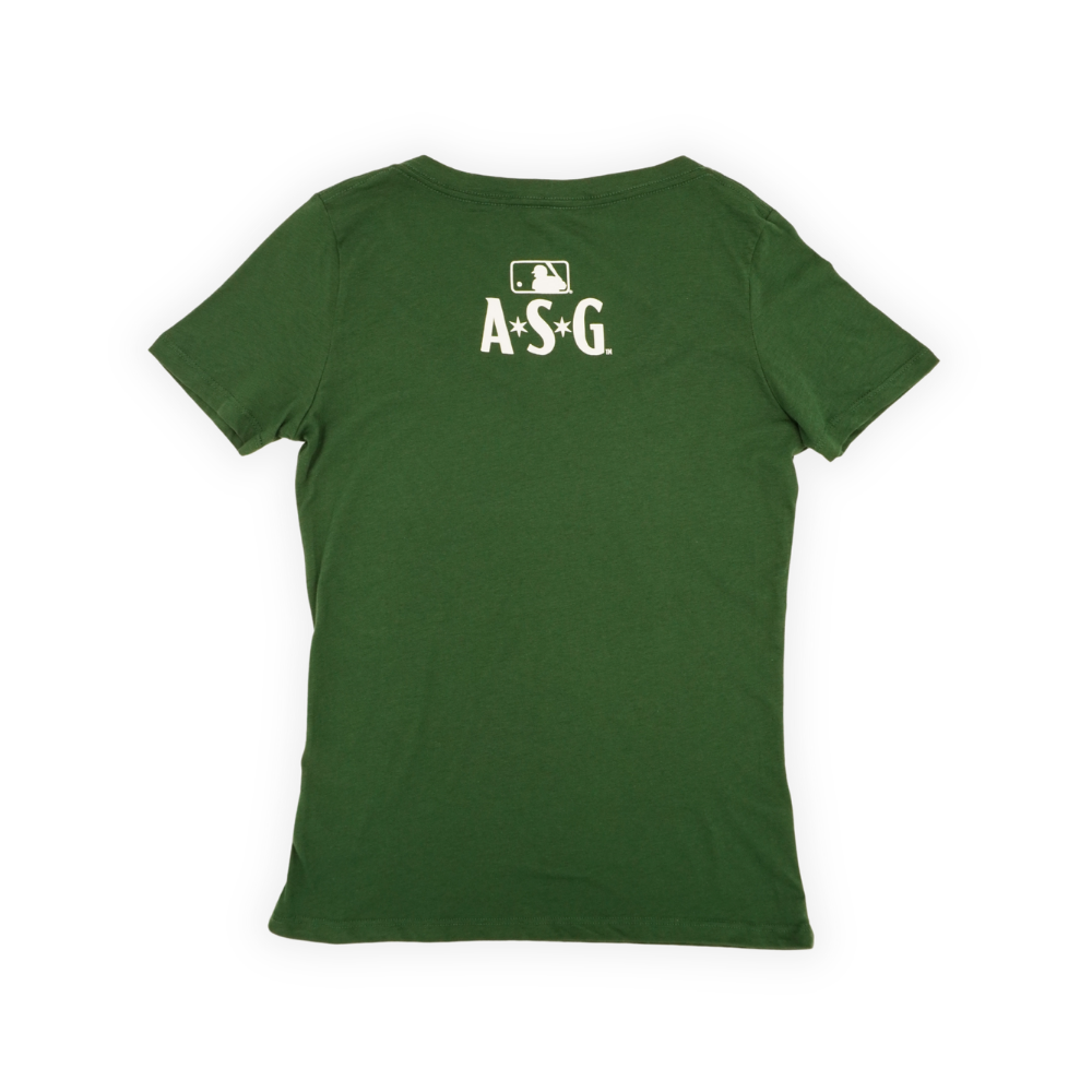 Chicago Cubs 2027 All-Star Game Wrigley Field Green Women's T-Shirt by New Era T-Shirt NEW ERA CAP COMPANY