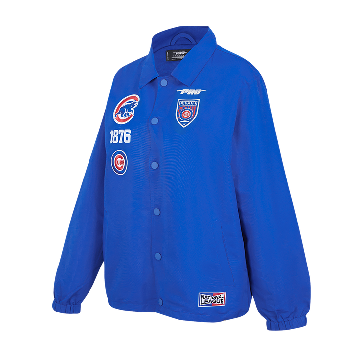 CHICAGO CUBS PRO STANDARD MEN'S FAST LANE COACH JACKET