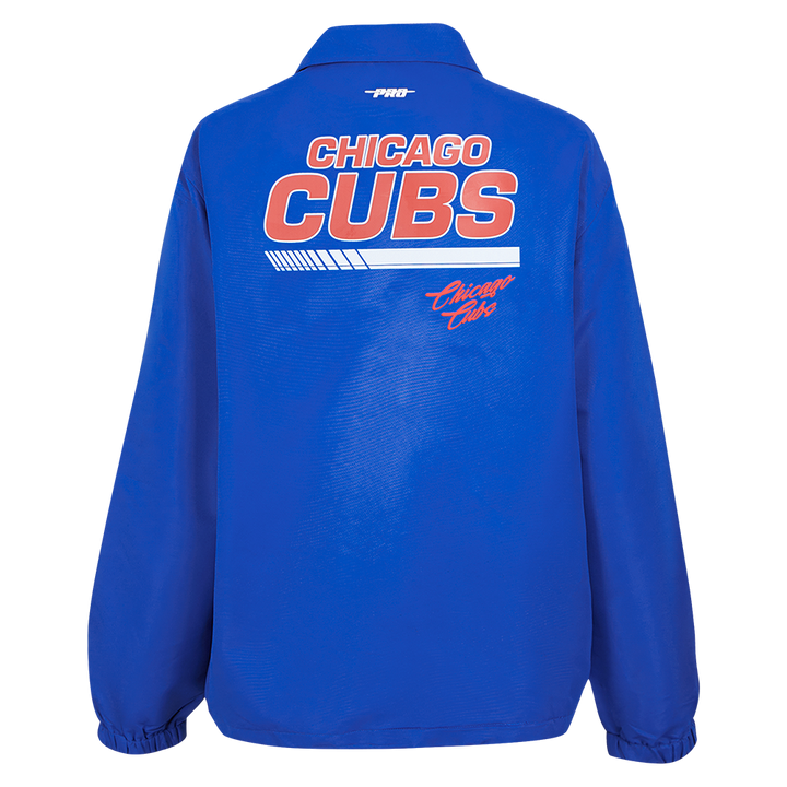 CHICAGO CUBS PRO STANDARD MEN'S FAST LANE COACH JACKET