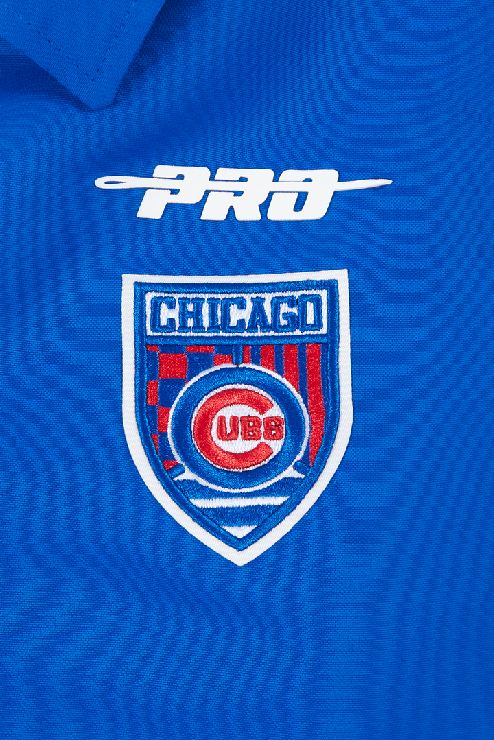 CHICAGO CUBS PRO STANDARD MEN'S FAST LANE COACH JACKET