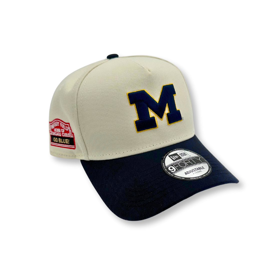 Wrigley Field Michigan Marquee Snapback Chrome Cap by New Era CAPS Ivy Shop