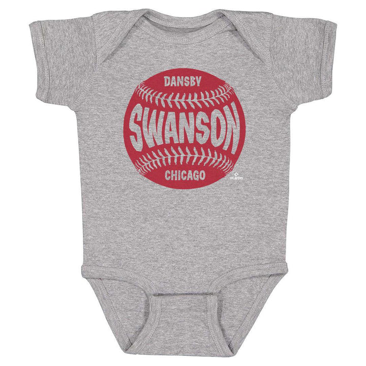 CHICAGO CUBS INFANT DANSBY SWANSON BASEBALL ONESIE