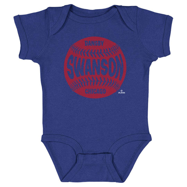 CHICAGO CUBS INFANT DANSBY SWANSON BASEBALL ONESIE