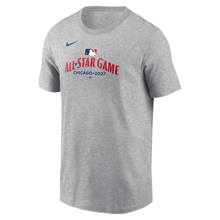 Chicago Cubs 2027 All-Star Game Nike Wordmark Tee in Grey Shirts NIKE USA