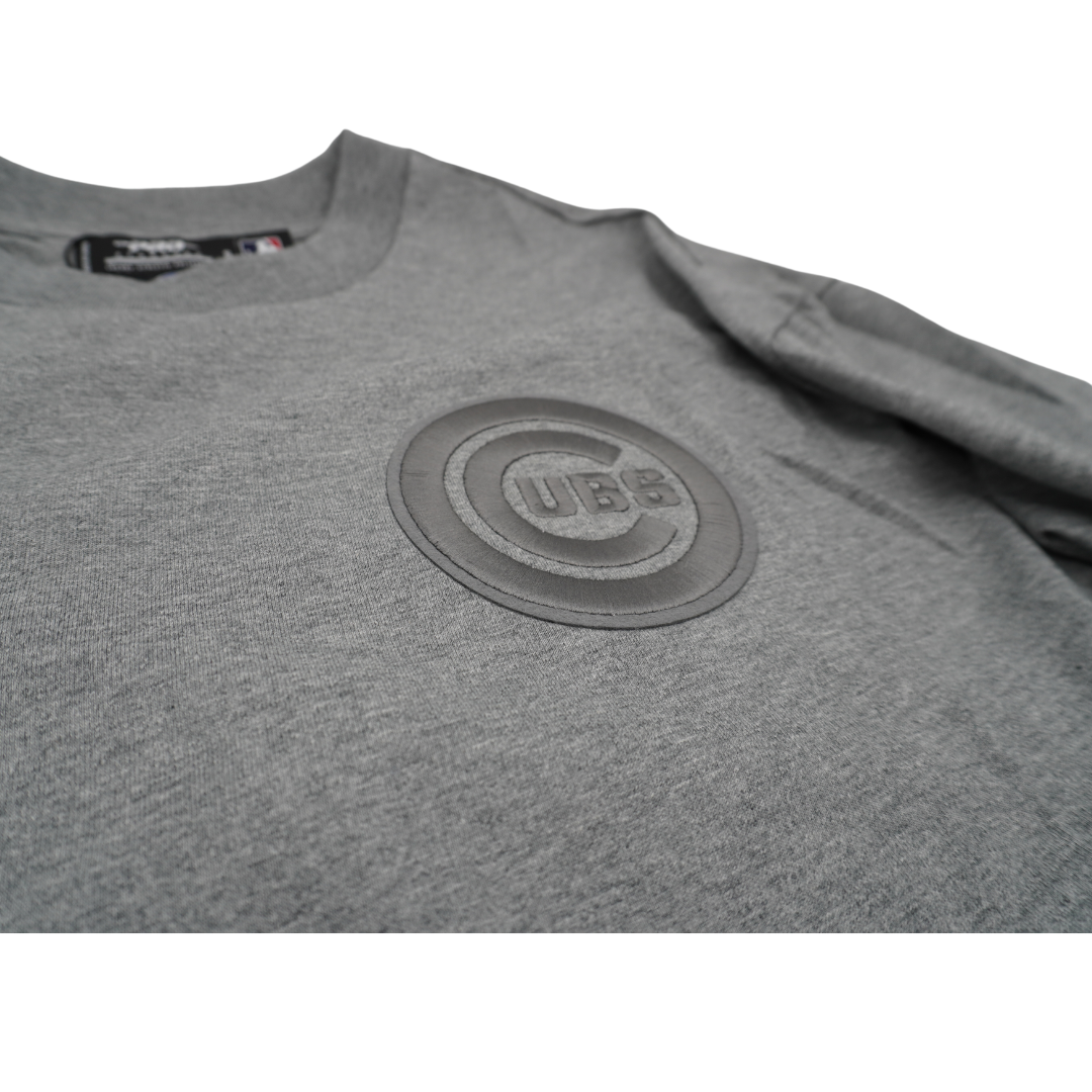 CHICAGO CUBS PRO STANDARD MEN'S TONAL GREY TEE