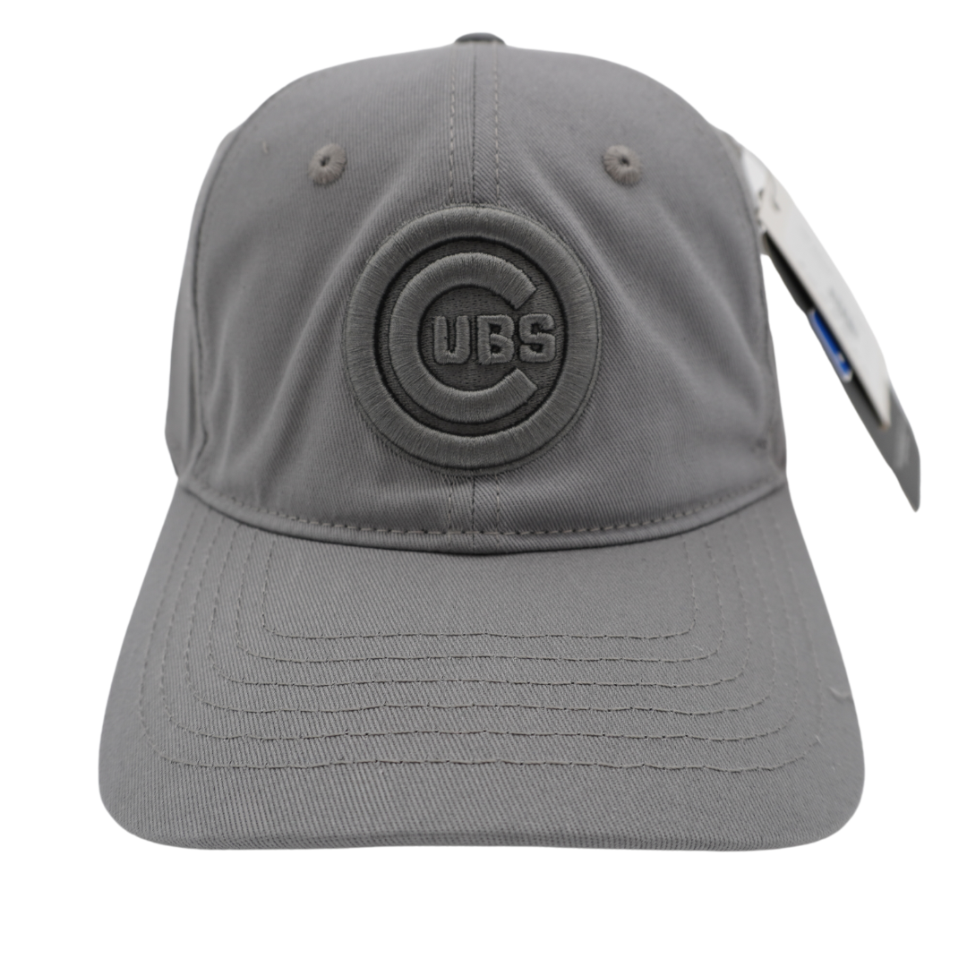 CHICAGO CUBS PRO STANDARD BULLSEYE GREY ADJUSTABLE CAP