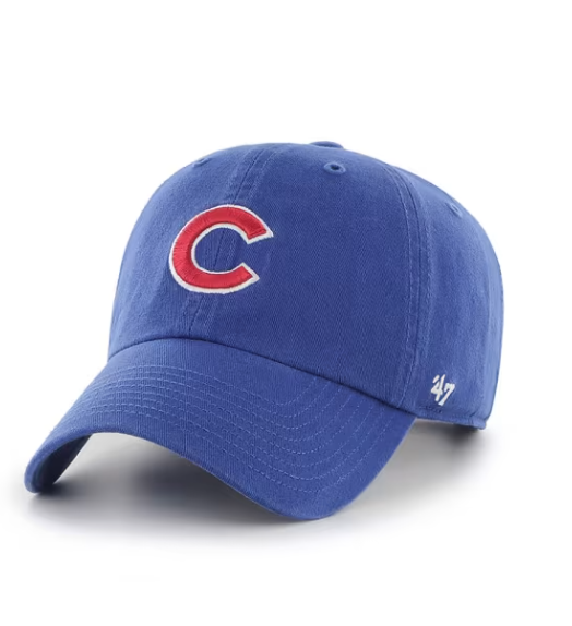 Chicago Cubs Royal Blue Clean Up Adjustable Cap by '47 Brand Caps TWINS ENTERPRISE INC