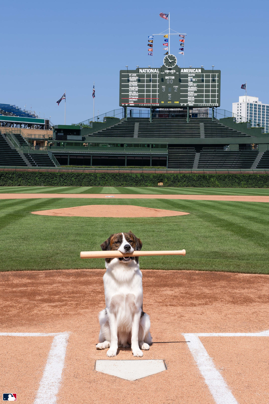 The Slugger, Wrigley Field™, Chicago Photography Gray Malin