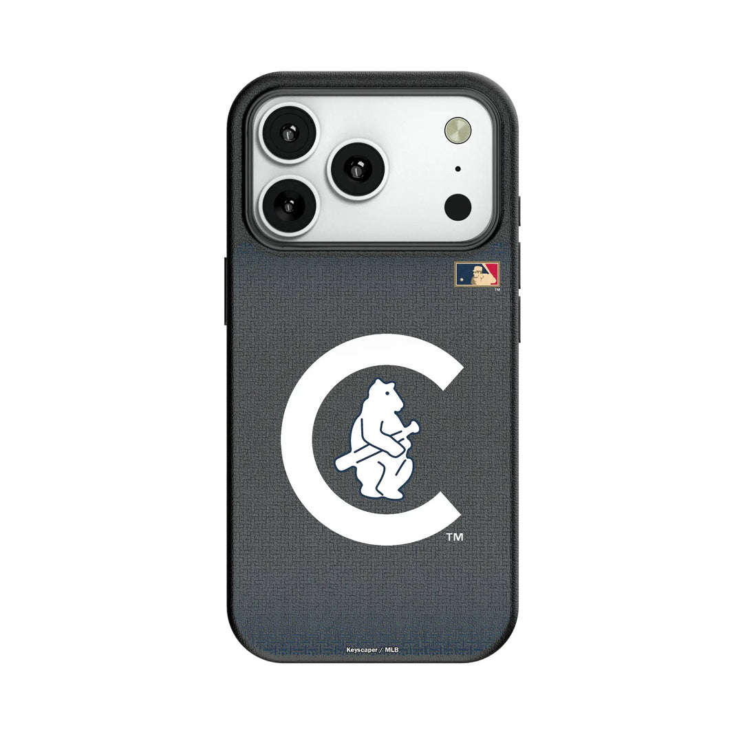 Chicago Cubs 1911-1912 - Cooperstown Collection Linen MagSafe Compatible Phone Case for Apple iPhone Phone Cases Keyscaper