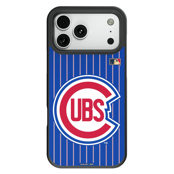 Chicago Cubs 1948-1956 - Cooperstown Collection Pinstripe Bump Phone Case Phone Cases Keyscaper