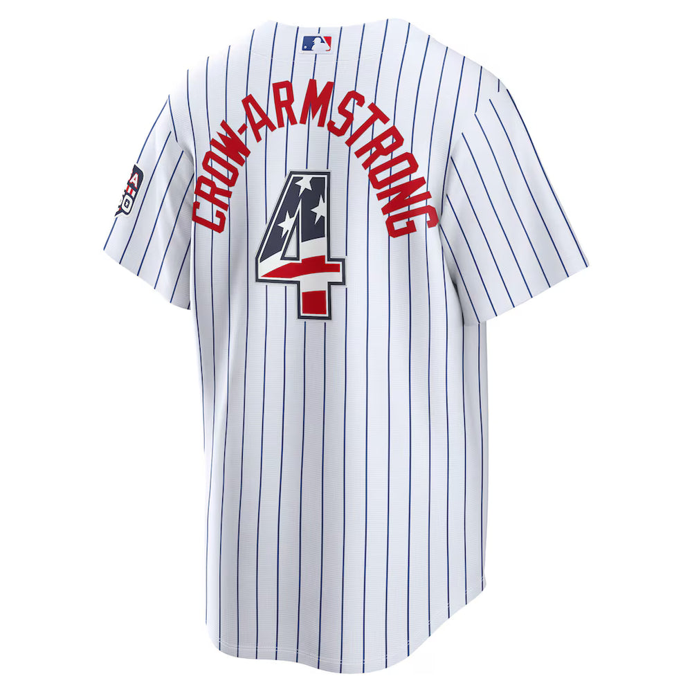 Chicago Cubs Pete Crow-Armstrong Home USA 250 Jersey by Nike Jerseys Nike